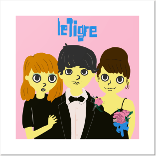 Le Tigre - This Island album Illustration Posters and Art